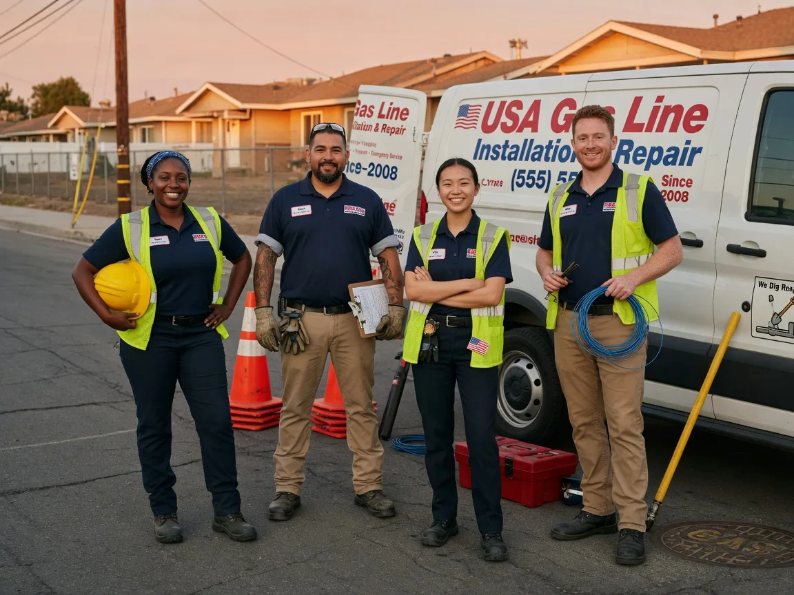 Gas Line Installation company in Melbourne, IA